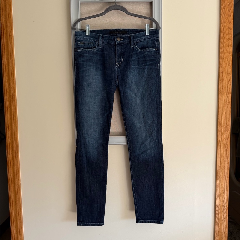 Joe's Jeans Ankle Cigarette Jeans in Dark Indigo